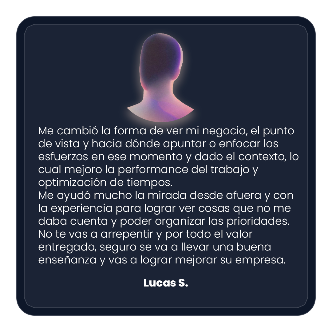 Testimonio de WhatsApp 1